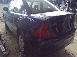 2001 HONDA CIVIC, NAVY BLUE, EX, 1.7L VTEC, AT,  A25078